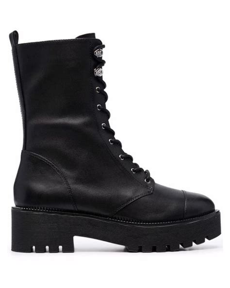 michael michael kors bryce platform combat boot|Michael Michael Kors Bryce Leather Platform Combat Boots.